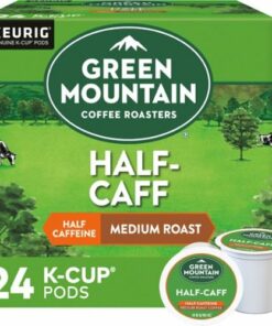 Green Mountain Coffee - Half Caff Coffee, Keurig Single-Serve K-Cup pods, Medium Roast, 24 Count