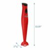 Americana - 150W Hand Blender with detachable wand - Red
