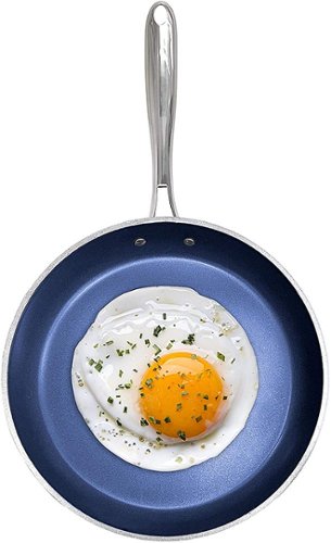 Granitestone - 12' Round Fry Pan Non Stick - Blue