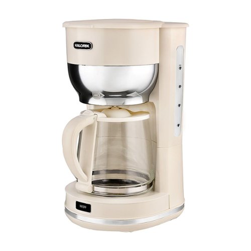Kalorik - Retro 10 Cup Coffee Maker - Cream