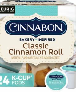 Cinnabon - Classic Cinnamon Roll Keurig Single-Serve K-Cup Pods, Light Roast Coffee, 24 Count