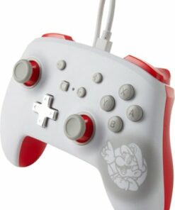 PowerA - Enhanced Wired Controller for Nintendo Switch - Mario White