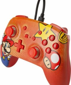 PowerA - Enhanced Wired Controller for Nintendo Switch - Mario Vintage