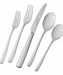 Henckels - International Lani 65-pc 18/10 Flatware Set - Stainless Steel