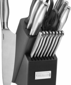Cuisinart - 17 PC Artiste Knife Block Set - Silver