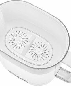 Insignia™ - 10-Cup Water Filtration Pitcher - White