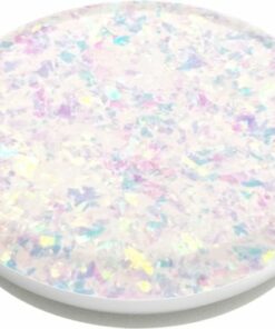 PopSockets - PopGrip Premium Cell Phone Grip and Stand - Iridescent Confetti White