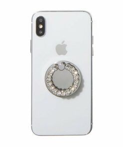 Sonix - Embellished Rhinestone Ring for Most Cell Phones - Clear