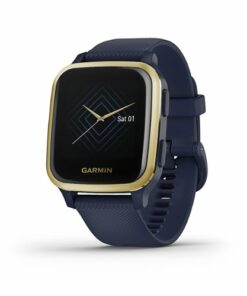 Garmin - Venu Sq Music Edition GPS Smartwatch 33mm Fiber-Reinforced Polymer - Navy