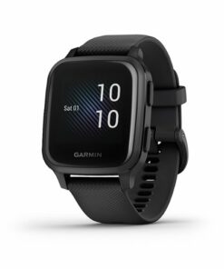 Garmin - Venu Sq Music Edition GPS Smartwatch 33mm Fiber-Reinforced Polymer - Black