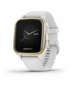 Garmin - Venu Sq GPS Smartwatch 33mm Fiber-Reinforced Polymer - White