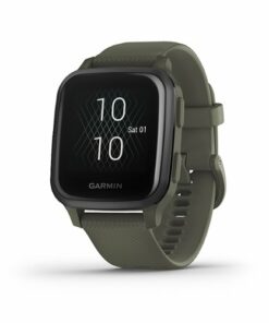 Garmin - Venu Sq Music Edition GPS Smartwatch 33mm Fiber-Reinforced Polymer - Moss