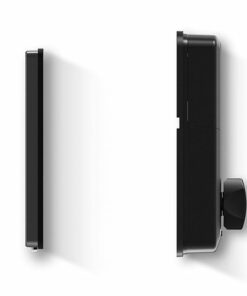 igloohome - 2S Smart Lock Bluetooth Retrofit Deadbolt with App/Keypad/Electronic Guest Key Access - Metal Gray