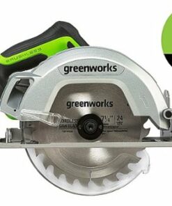 Greenworks - 24-Volt Cordless Brushless 7.25 in. Circular Saw (Battery and Charger Not Included)