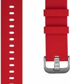 Modal™ - Silicone Watch Band for Samsung Galaxy Watch, Galaxy Watch3, Galaxy Watch4, Galaxy Active, and Galaxy Active 2 - Candy Apple Red