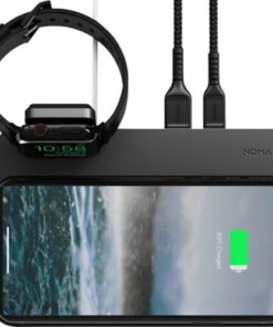 Nomad - 5-in-1 10W Wireless Charging Pad for Apple Watch, AirPods and iPhone - Black