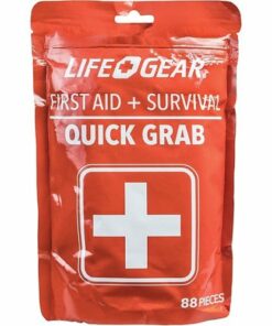 Life+Gear - Survival/First Aid Kit - Red - Red