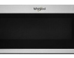 Whirlpool - 1.1 Cu. Ft. Low Profile Over-the-Range Microwave Hood with 2-Speed Vent - Stainless steel