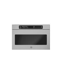 Bertazzoni - 2.0 Cu. Ft. Built-In Microwave Drawer with 11 power levels, it has useful preset popcorn, defrost & keep warm functions. - Stainless steel