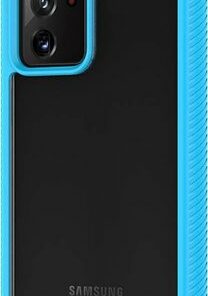 SaharaCase - GRIP Series Carrying Case for Samsung Galaxy Note20 Ultra 5G - Aqua/Clear