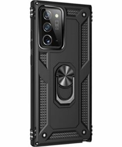 SaharaCase - Military Kickstand Series Carrying Case for Samsung Galaxy Note20 Ultra - Black