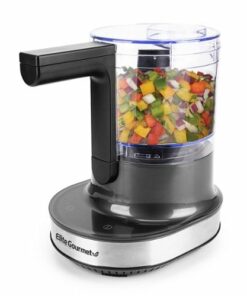 Elite Gourmet - 4-Cup HoverChop Touch Screen Food Chopper - Black