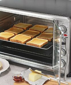 Elite Gourmet - 2-Door Oven w Rotisserie & Convection - silver
