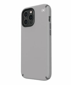 Speck - Presidio 2 Pro Hard Shell Case for Apple iPhone 12 Pro Max - Grahpite Grey/White