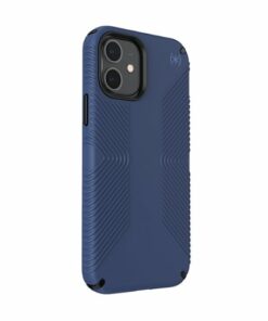 Speck - Presidio2 Grip Case for Apple iPhone 12/12 Pro - Coastal Blue/Black