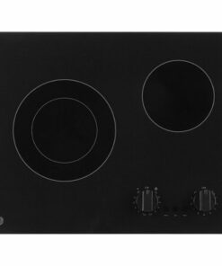 GE - 21" Built-In Electric Cooktop - Black
