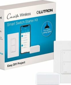 Lutron - Caseta Smart Switch Starter Kit - White - White