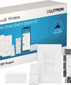 Lutron - Caseta Deluxe Smart Switch Kit - White