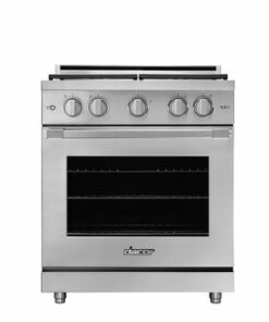 Dacor - 30" 5.2 Cu. Ft. Slide-In Gas Pro-Range, Professional Style, Natural Gas - Silver