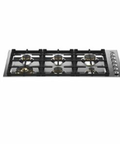 Bertazzoni - 6 Burner 36'' Drop in Gas Cooktop - Stainless steel