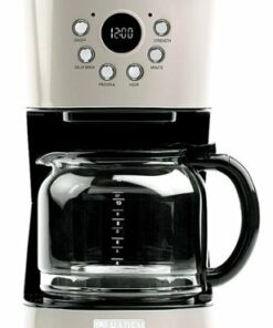 HADEN 12-Cup Programmable Coffee Maker with Strength Control and Timer - Putty