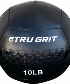 Tru Grit - 10-lb Medicine Wallball - Black
