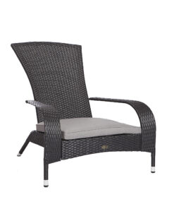 Patio Sense - Coconino Wicker Black Chair