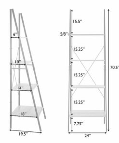 Patio Sense - Tribeca Ladder Shelf - Brown