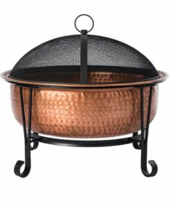 Fire Sense - Palermo Wood Burning Copper Fire Pit - Copper