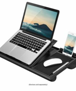 LapGear - Ergo Pro Adjustable Lap Desk for 15.6" Laptop or Tablet - Black