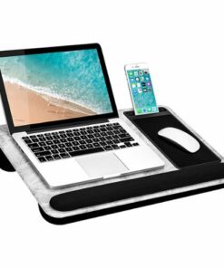 LapGear - Home Office Pro Lap Desk for 15.6" Laptop - White Marble