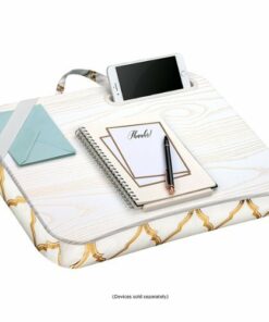 LapGear - Designer Lap Desk for 15.6" Laptop - Gold Quatrefoil