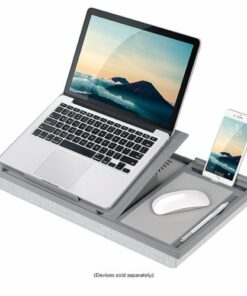 LapGear - Ergo Pro Adjustable Lap Desk for 15.6" Laptop or Tablet - Gray Herringbone