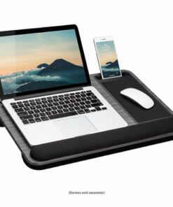 LapGear - Home Office Pro Lap Desk for 15.6" Laptop - Gray Woodgrain