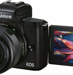 Canon - EOS M50 Mark II Mirrorless Camera with EF-M 15-45mm f/3.5-6.3 IS STM Zoom Lens - Black