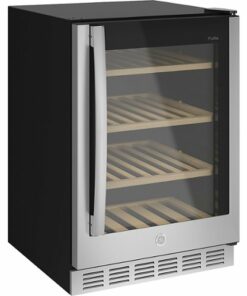 GE Profile - 155-Can Beverage Center - Stainless steel
