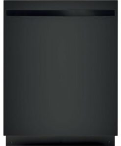 GE - 24" Top Control Built-In Dishwasher with Autosense Cycle, Piranha Food Disposer; 51 dBA - Black