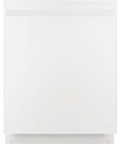 GE - 24" Top Control Built-In Dishwasher with Autosense Cycle, Piranha Food Disposer; 51 dBA - White