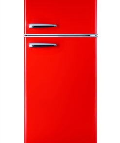 Galanz - Retro 7.6 Cu. Ft Top Freezer Refrigerator - Red