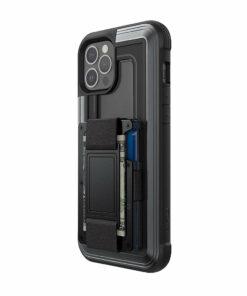 Raptic - Shield Wallet for iPhone 12 Pro Max - Black